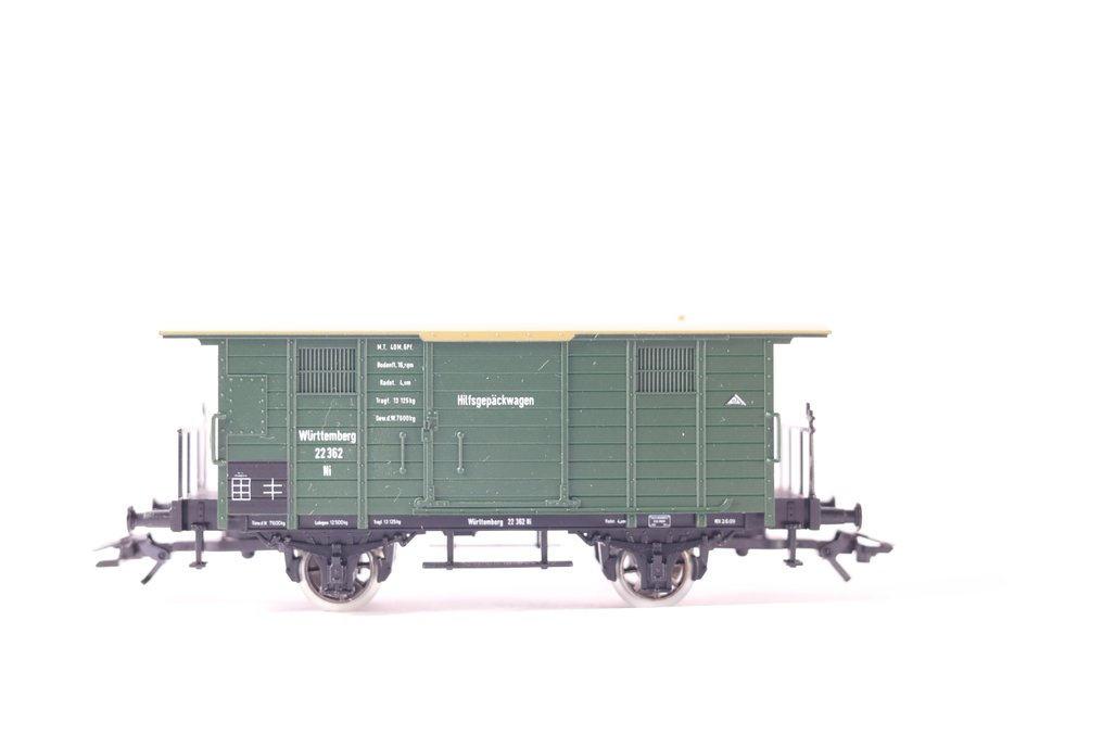 Märklin H0 - 4789 - Modelltog godsvogn-sett (1) - 9-delt sett 'Deutscher Staatsbahn Wagenverband' ca. 1910. - DB #3.2