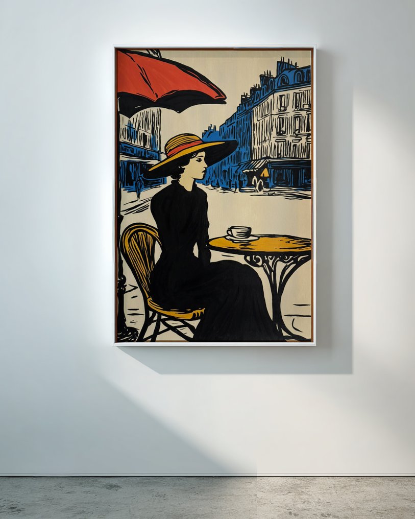 Flavia Delgado - CAFÉ EN PARÍS  XL (NO RESERVE) #1.0