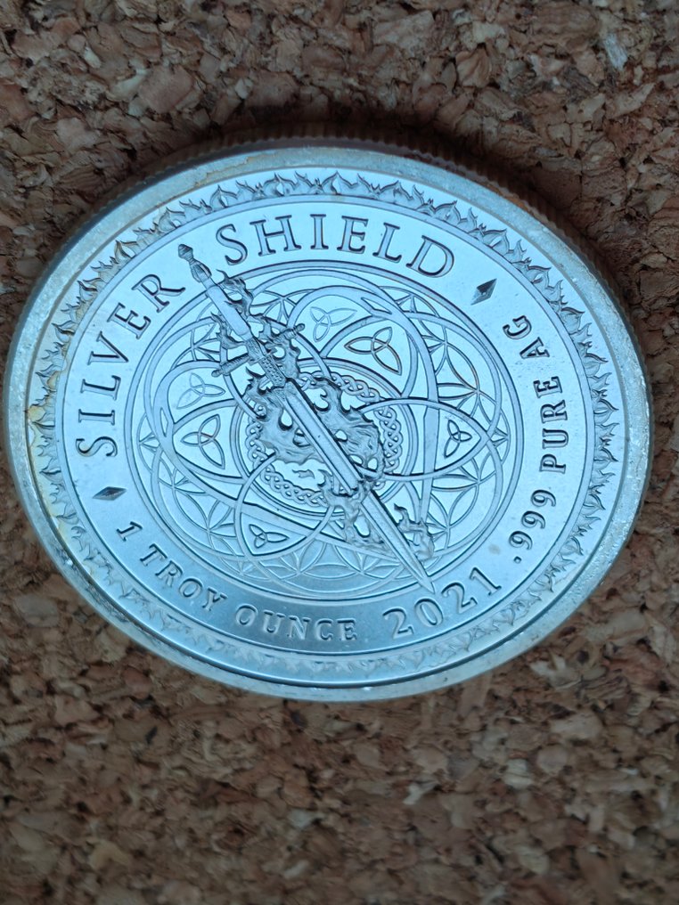 Mondo. Silver medal 2021 1 Troy Ounce silver 999/1000 (Senza prezzo di riserva) #2.1