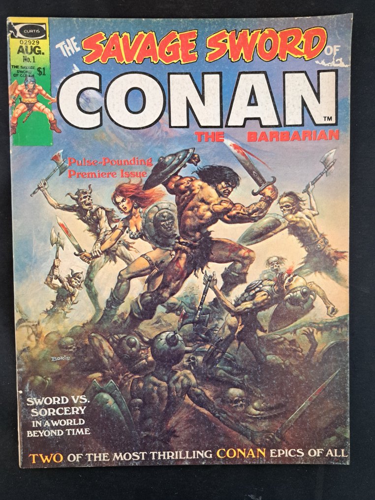 The Savage Sword - Giant-Sized Conan - 8 Comic - 1974 #1.0
