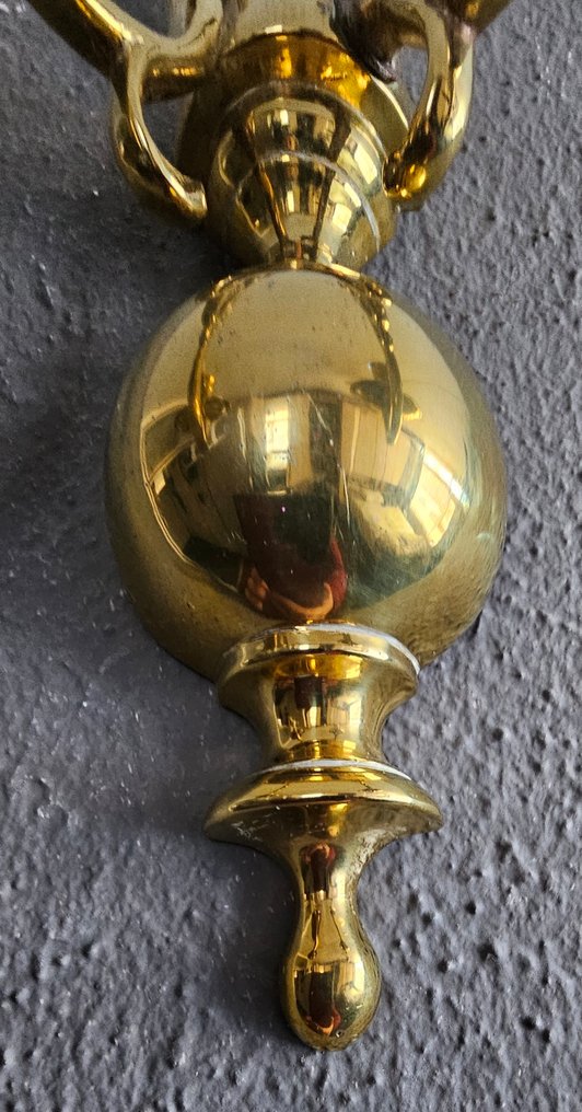 Candeliere (2) - Rame - Due candelabri di rame #4.3