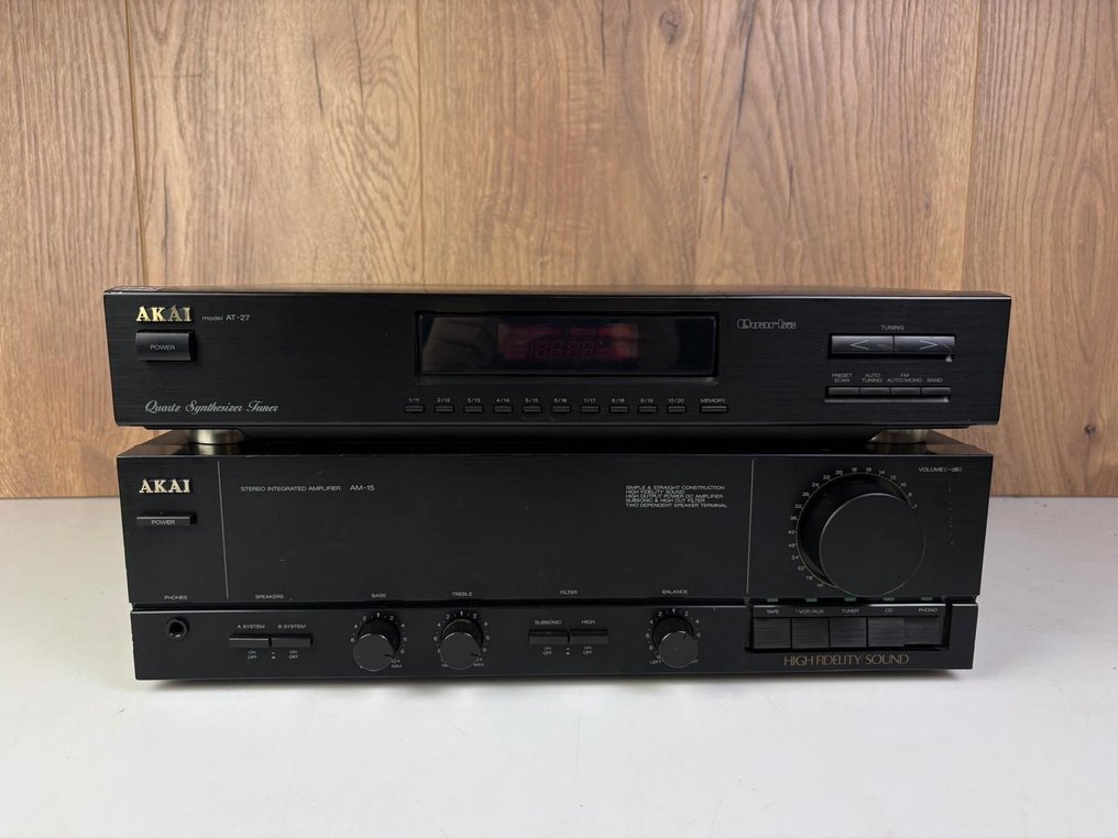 Akai - AM-15 Amplifier + AT-27 Tuner Hi-fi set #1.0
