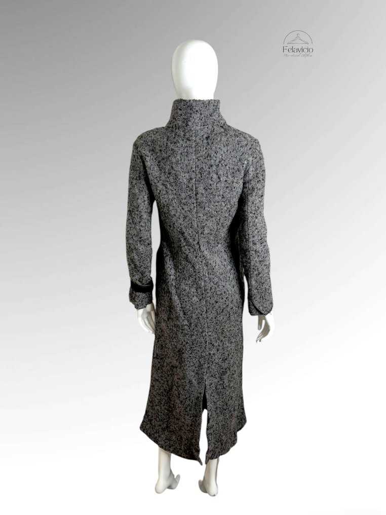 Versus Gianni Versace Vintage Wool & Alpaca Long Coat - No Reserve Price - Mantel #1.0