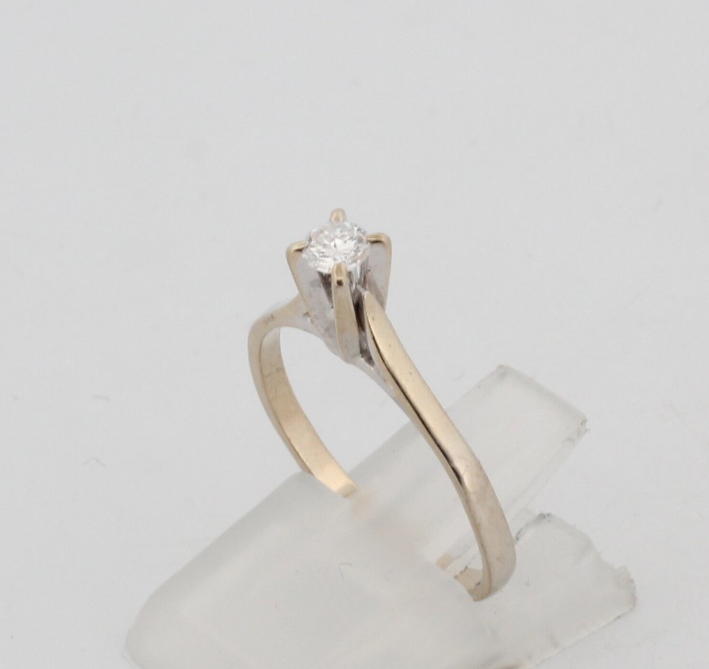 沒有保留價 - 戒指 - 18 克拉 白金 鉆石 (天然)  #3.2