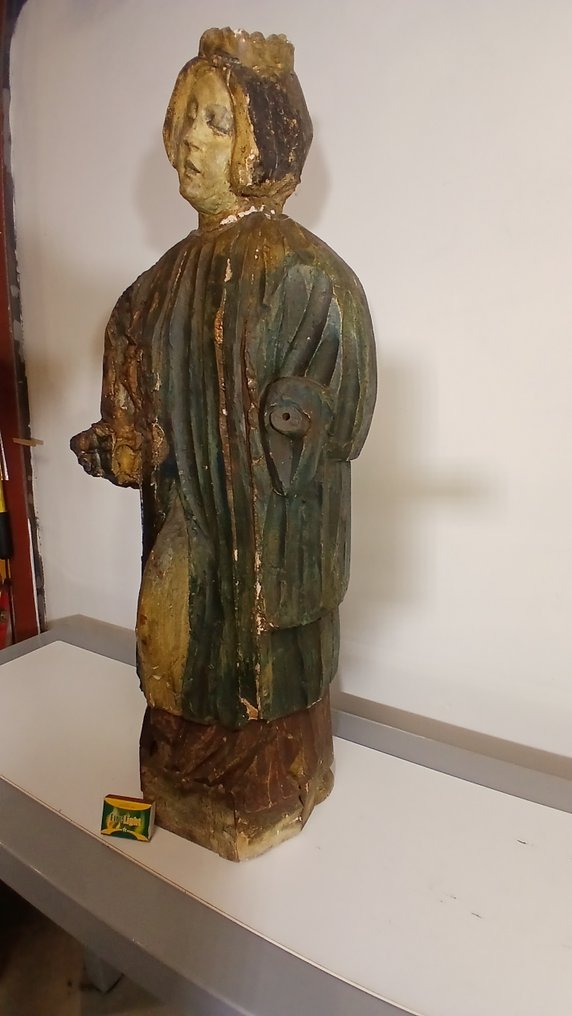 Statue, Heiligenbeeld - 80 cm - Holz #3.2