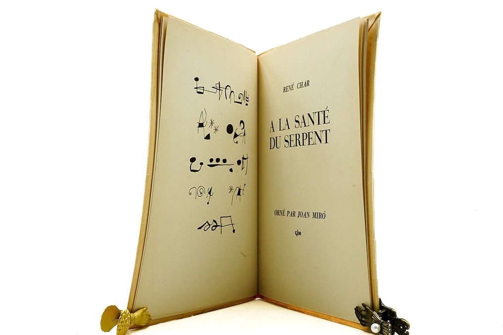 René Char / Joan Miró - A la santé du serpent - 1954 #1.0