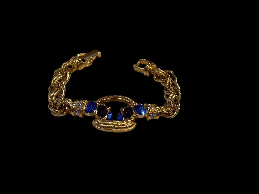 Camrose & Kross - 鍍金 - 手鈪 - 稀有宝石门环 #2.1