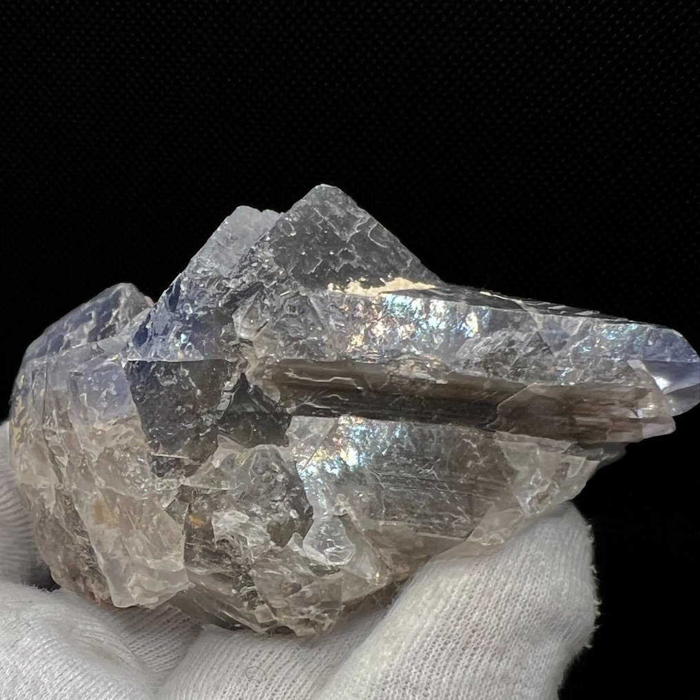 211g Noctis Cathedral – βαθύ μπλε φλουρίτη με αρχαϊκή δομή μπλοκ 8,9 x 5,8 x 4,5cm Σύμπλεγμα κρυστάλλων- 211 g #4.3