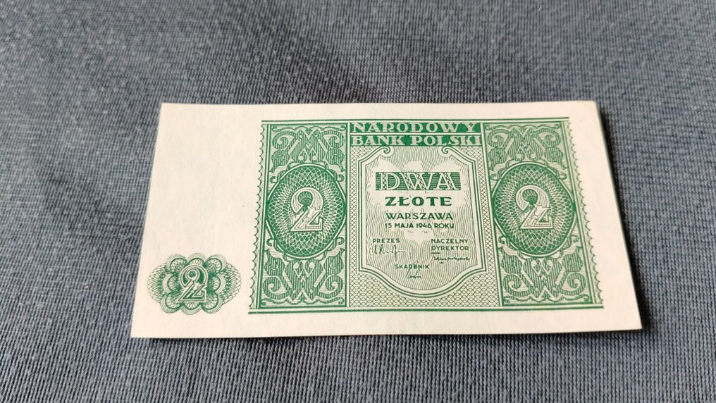 Pologne. - 2 Złote - 1946 - Pick 124  (Sans prix de réserve) #1.0