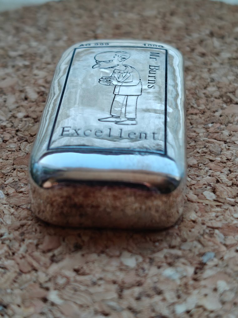 100 gramów - Srebro .999 - Mr. Burns #3.2