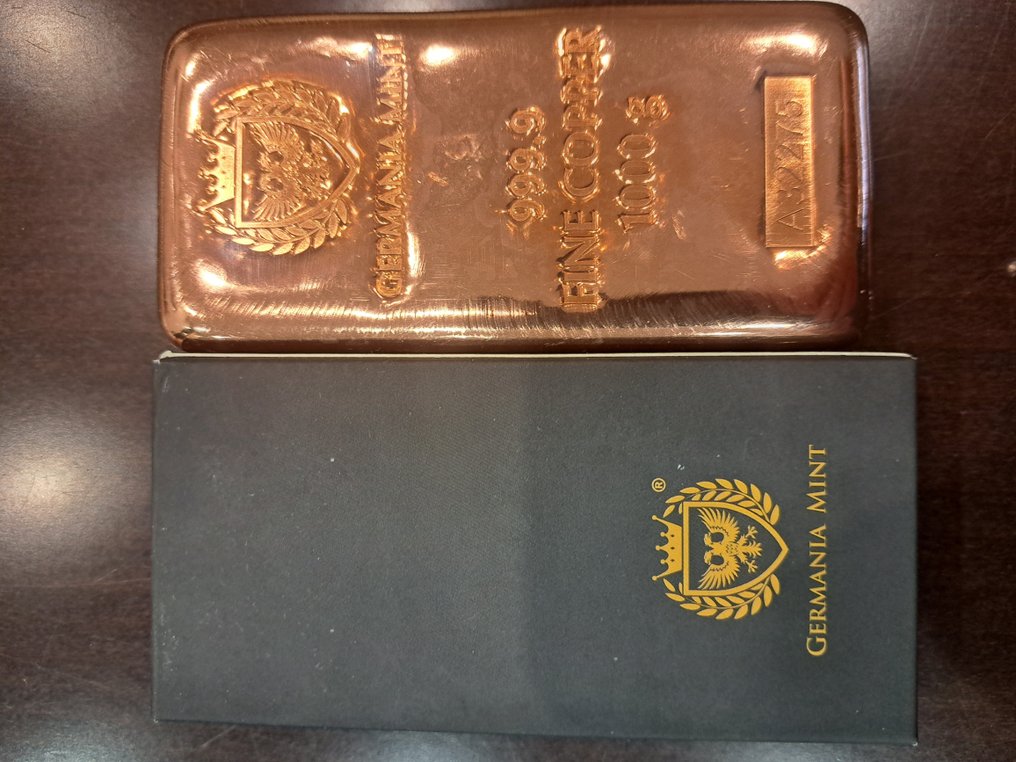 1 kilogram Copper - .999 - Germania Mint.  (No reserve price) #1.0