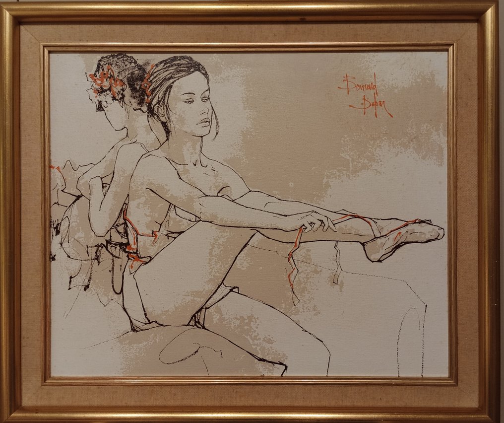 Bernard Dufour (1922-2016) - Les danseurs de ballet #2.1