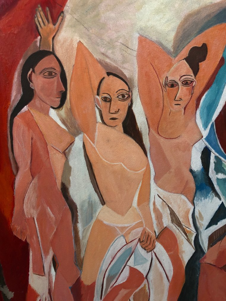 École européene (XX) - Les Demoiselles d'Avignon (D'après Pablo Picasso) #3.2