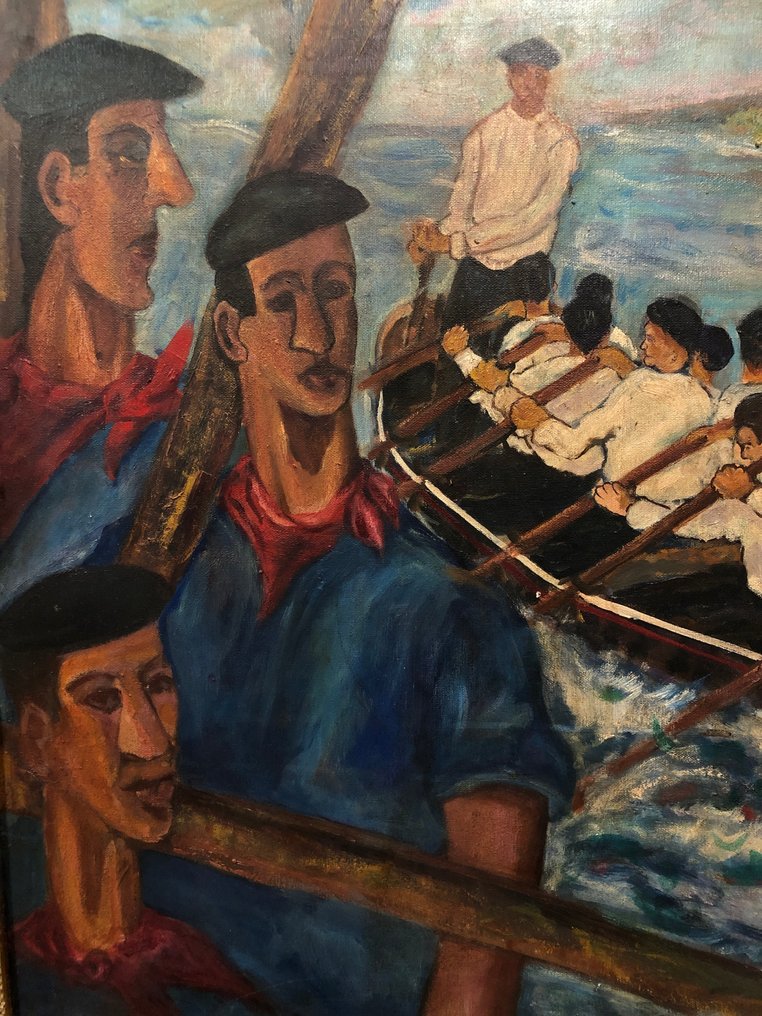 École Basque (1950s) - Arraunlariak #4.3