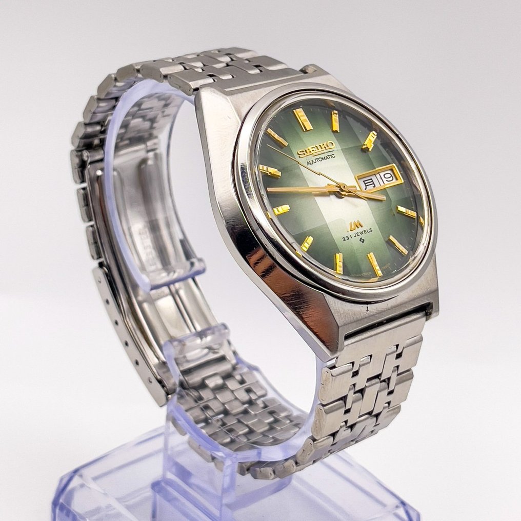 Seiko - LM "Gradient Green Sunburst" [Near-Mint] 皇光 (Kōkō) – Imperial Light - 5606-7310 - Hombre - 1975 #4.3