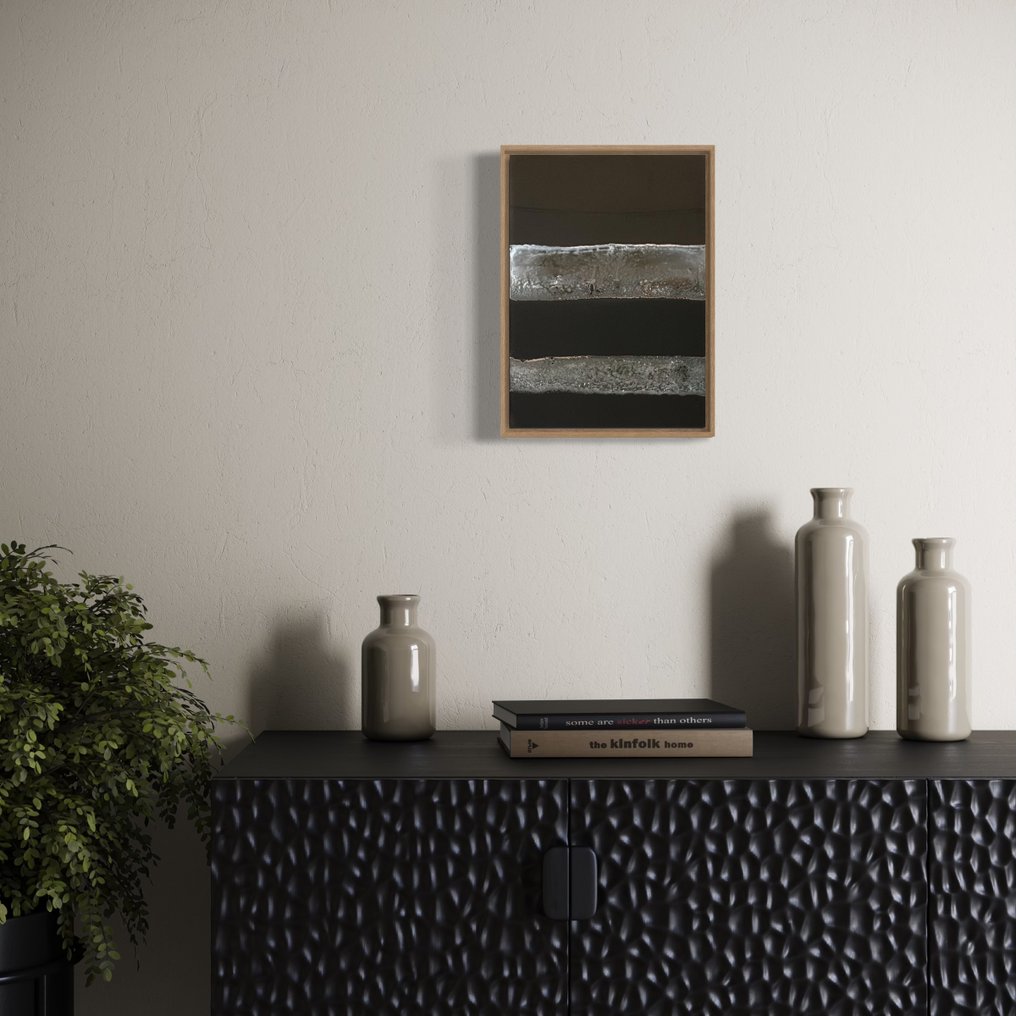 Anton Kaestner - #289 - S - " Hommage à Soulages - 4 ". #4.3