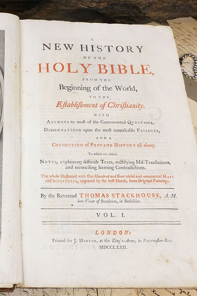 Thomas Stackhouse - A New History of the Holy Bible - 1772 #1.0
