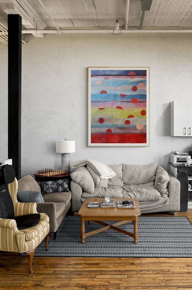 J. DELGALLO - Atardeceres rojos.  XL. ( NO Reserve ) #4.3