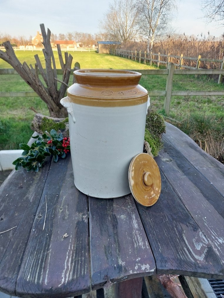 Bowl - white clay - Plant a heavy jug. #1.0