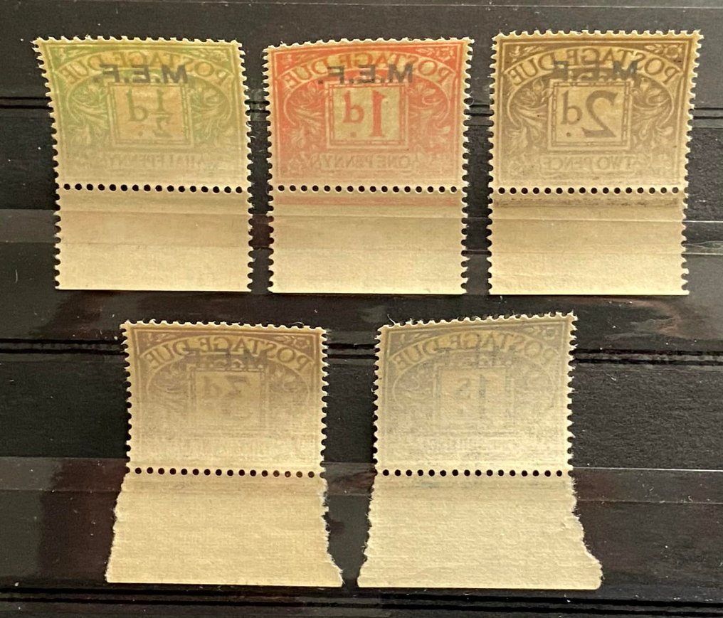 British Commonwealth 1942/1943 - M.E.F. KGVI to2/6, Postage Due SG 2025 £420 #2.1