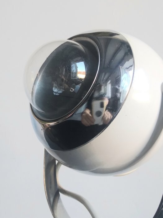 Lámpara de sobremesa - Metal, Cromo, Plástico, Vidrio #1.0