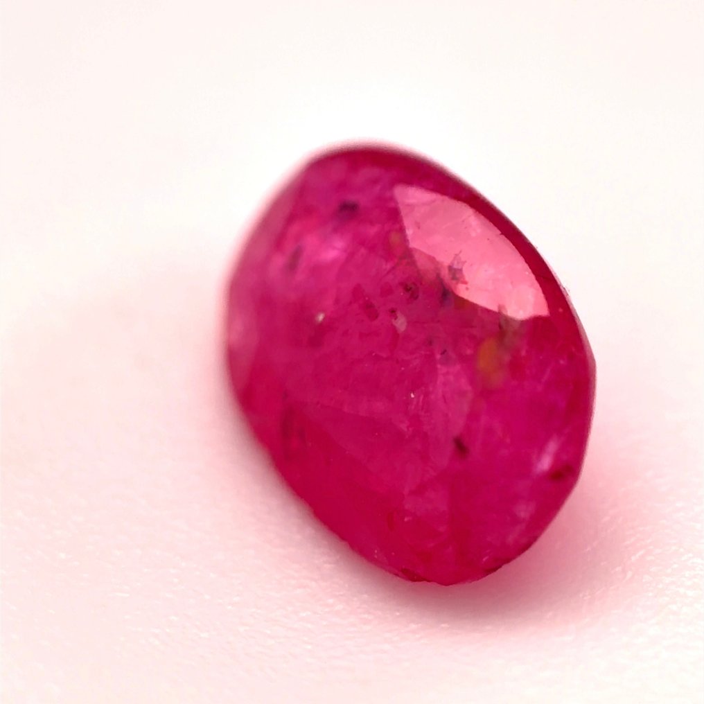没有保留价 - 1 pcs  红色 红宝石  - 0.76 ct - 国际宝石研究院（IGI） - 天然红宝石 #3.2
