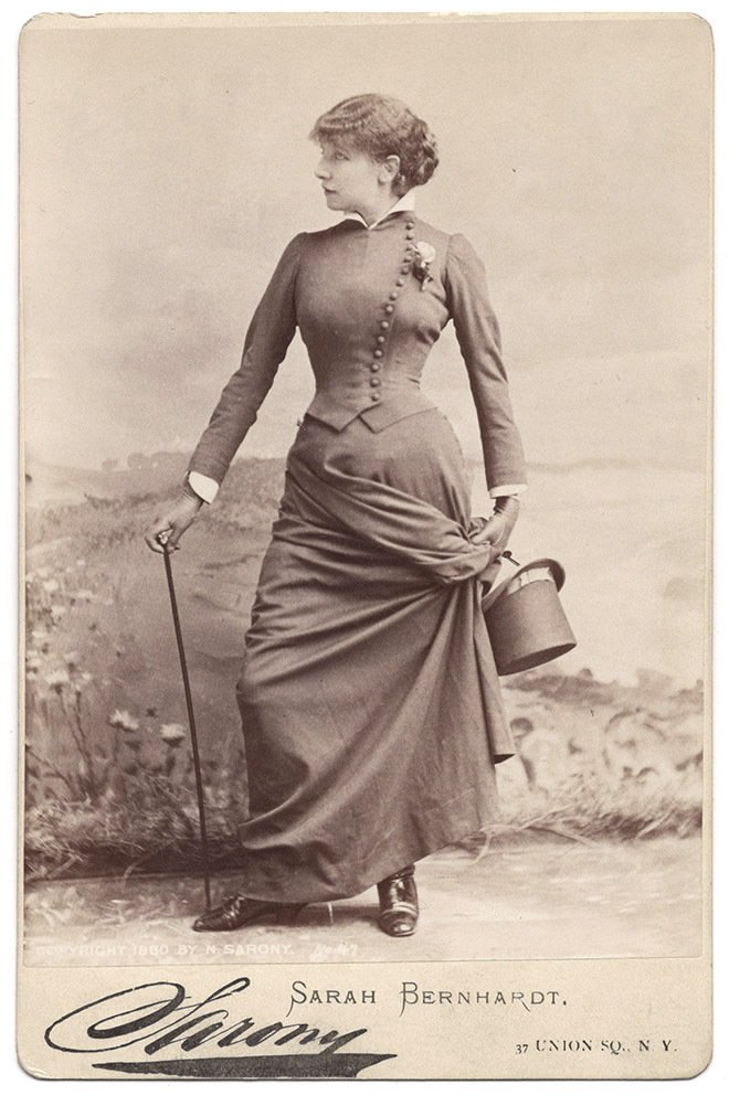 Napoleon Sarony (1821–1896) - Sarah Bernhardt #1.0