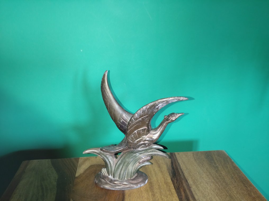 UCRA - Veistos, Airone - 17 cm - Metalli, Antimonio #2.1