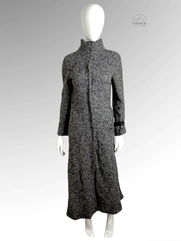 Versus Gianni Versace Vintage Wool & Alpaca Long Coat - No Reserve Price - Mantel #1.0