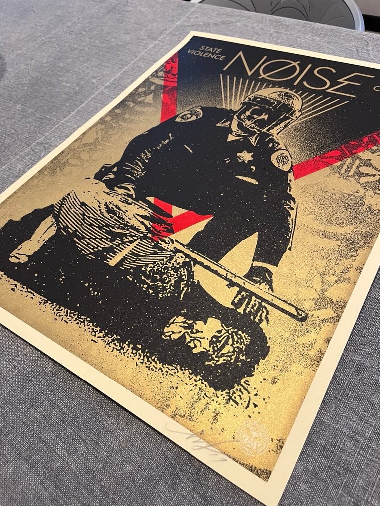 Shepard Fairey (OBEY) (1970) - State Violence State Control #3.2