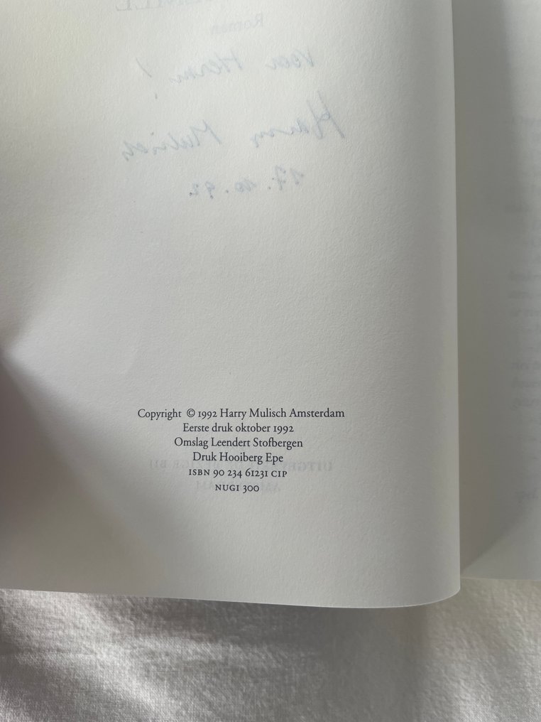 Gesigneerd; Harry Mulisch - De ontdekking van de hemel [1e druk, met gedateerde opdracht] - 1992 #2.1