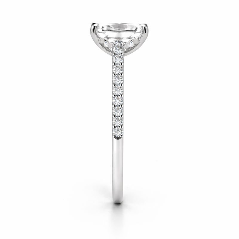 Ring - 18 kt Vittguld -  2.24ct. tw. Diamant (Labbodlad) - Diamant #4.3