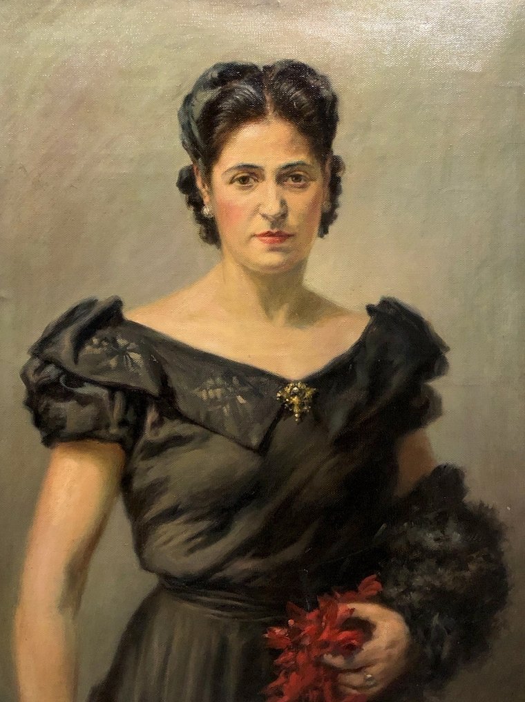 École Espagnole (c. 1900) - La señora #1.0