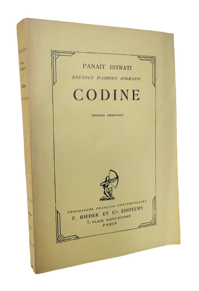 Panait Istrati - Codine - 1926 #1.0