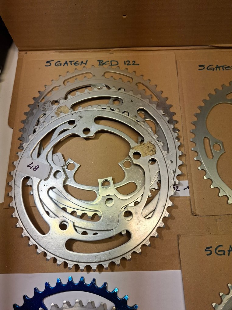 Voortandwielen / Chainrings /Retro - Diverse maten, zie text - Fietsonderdeel - 1970 #3.2