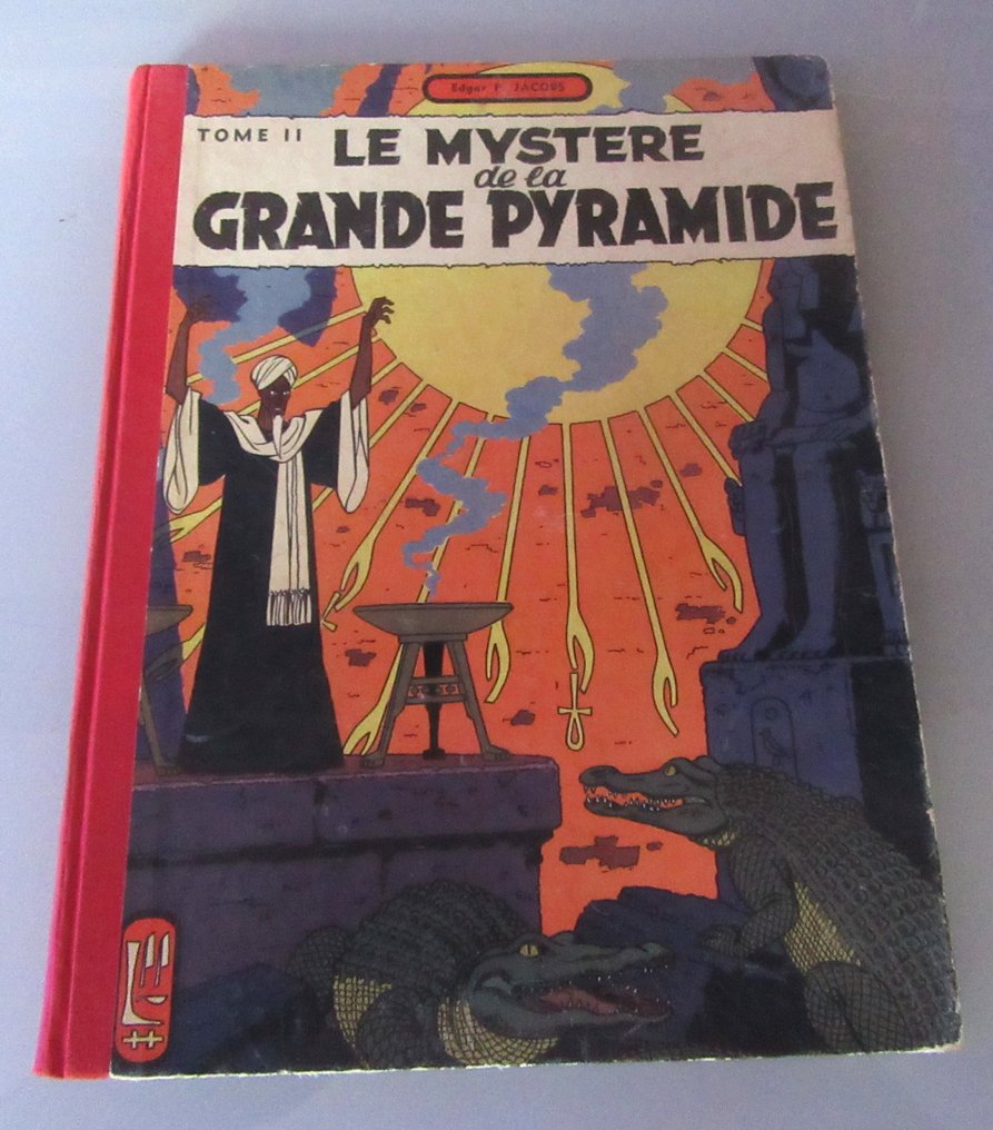 Blake & Mortimer T4 - Le Mystère de la Grande Pyramide 2 - C - 1 Album - Erstausgabe - 1955 #1.0