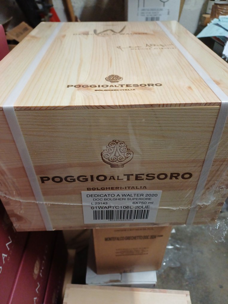 2020 Poggio al Tesoro, Dedicato a Walter - Toscana - 6 Flasker (0,75 l) #3.2
