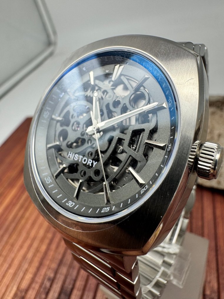 Mondia - History Skeleton Automatic - Nincs minimálár - MH-003-SS-BK-CM - Férfi - 2020+ #3.2