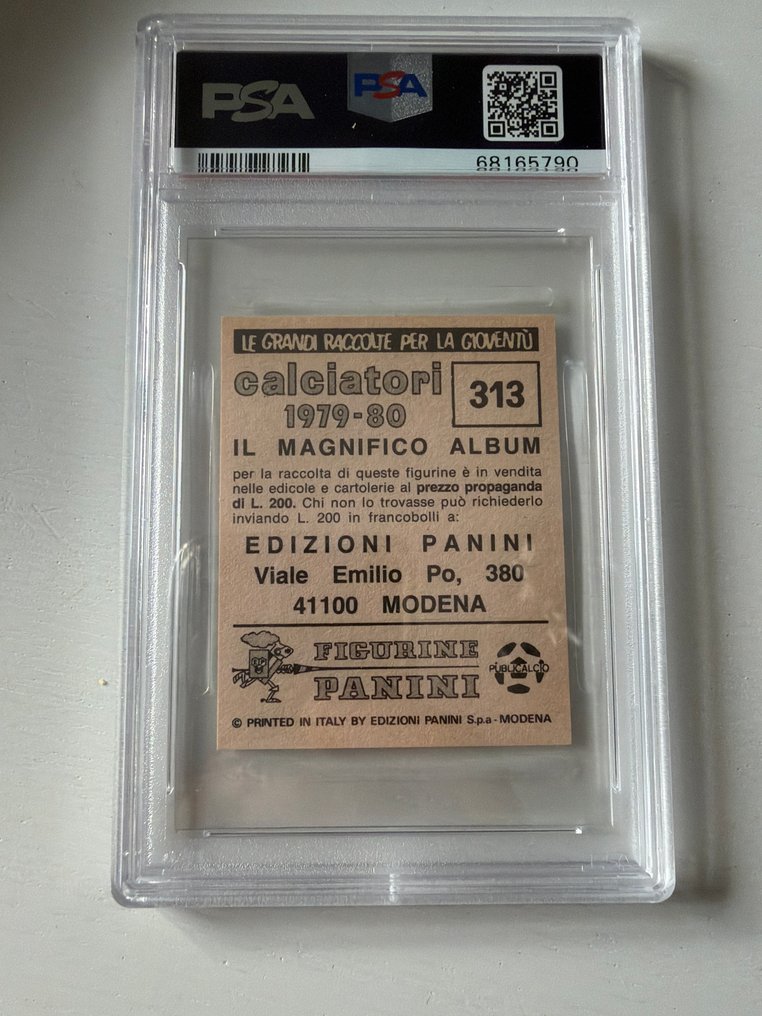 Panini Calciatori 1979/80 Michel Platini - PSA 5 Graded sticker #2.1