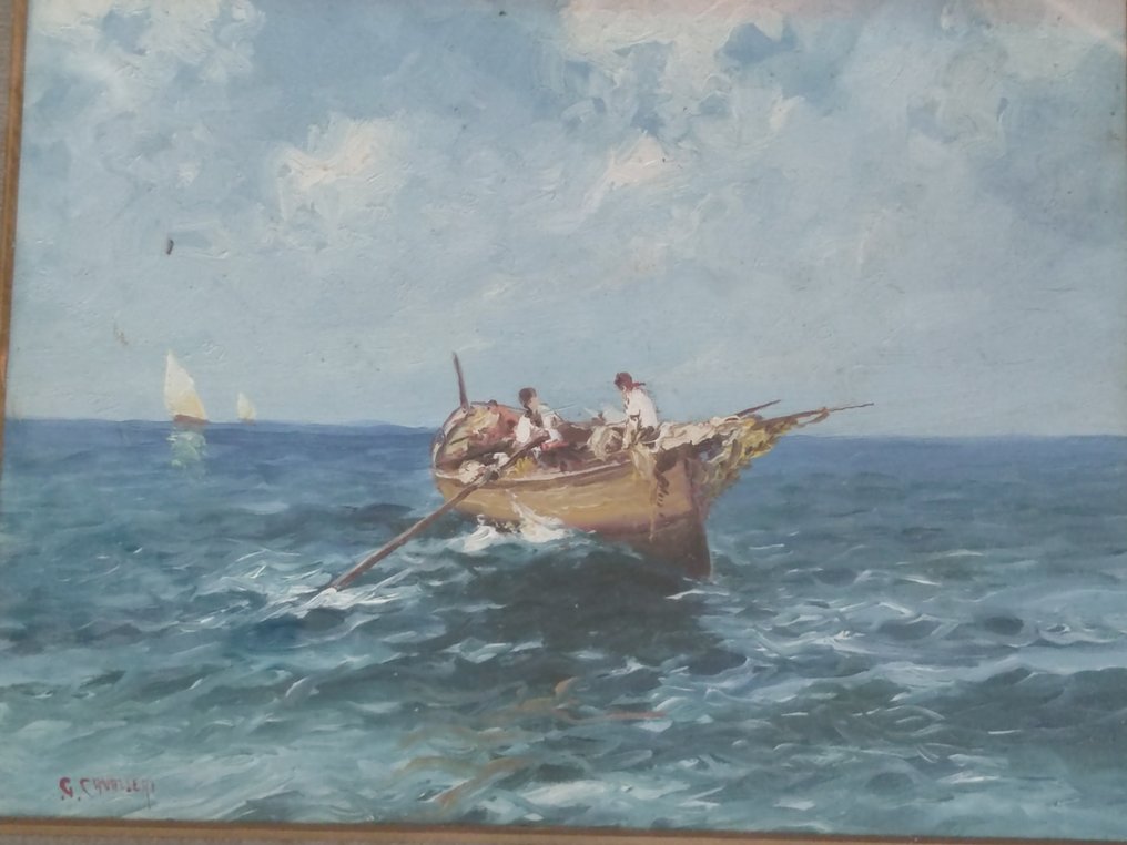 Cavalleri Giovanni (1893-1951) - Barche pescatori #2.1