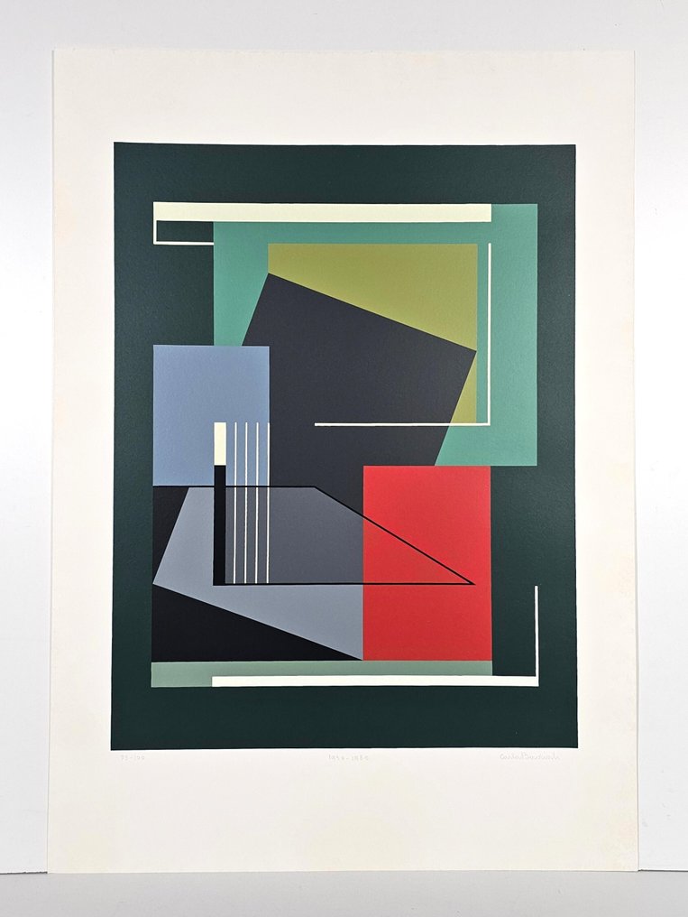 Carla Badiali (1907-1992) - Composizione verde #1.0