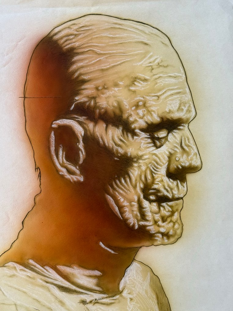 Jeff Pittarelli - 1 Original drawing - Frankenstein - Pop Art Style - 2007 #3.2