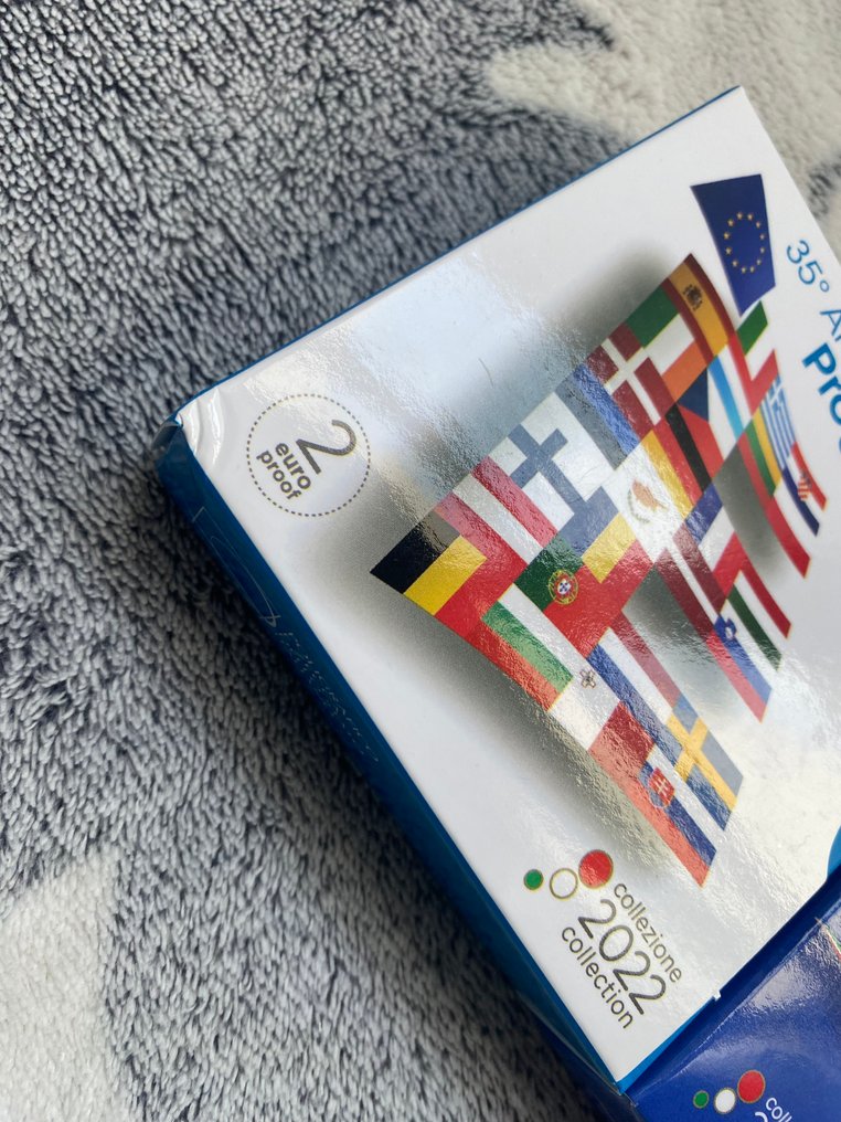 義大利. 2 Euro 2022 "Erasmus" + "Polizia di Stato" (2 moedas) Proof  (沒有保留價) #4.3