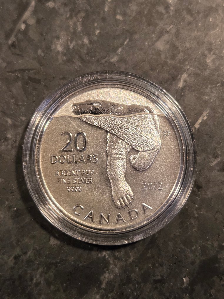 Canada. 20 Dollars 2012 Polar Bear  (Senza prezzo di riserva) #1.0