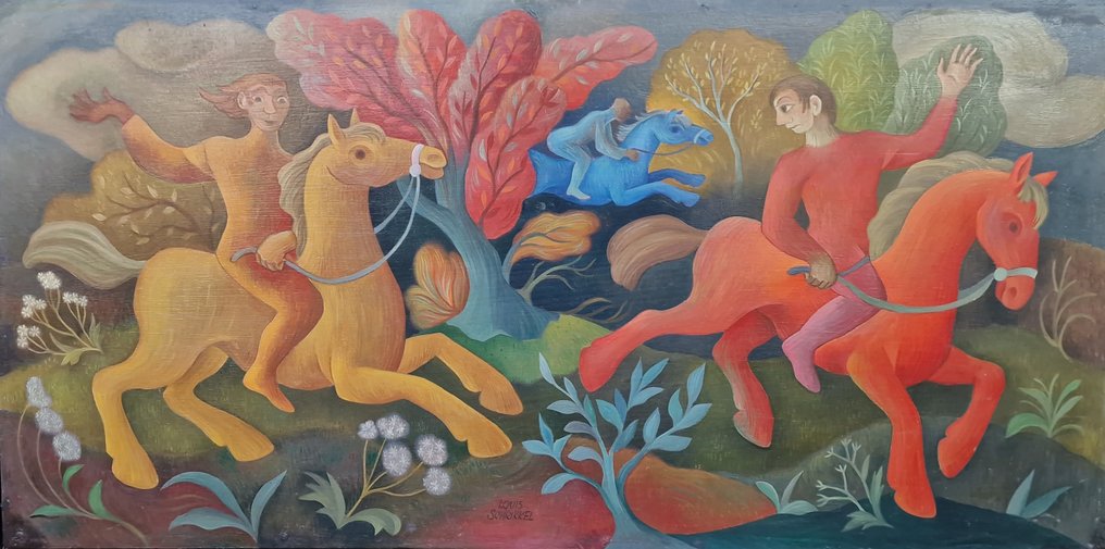 Louis Schrikkel (1902-1995) - Herfstruiters #1.0