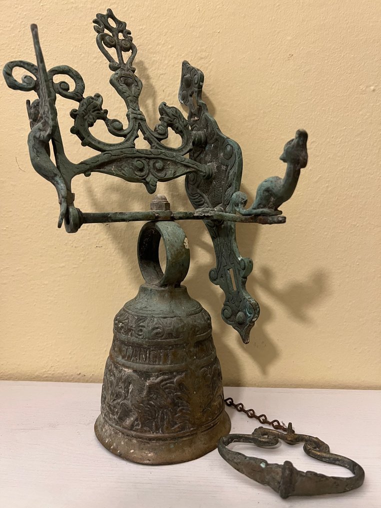 Gothic Style Κουδούνι πόρτας - Πρώτο μισό του 20ού αιώνα - Παλιό μπρούτζινο κουδούνι  #1.0