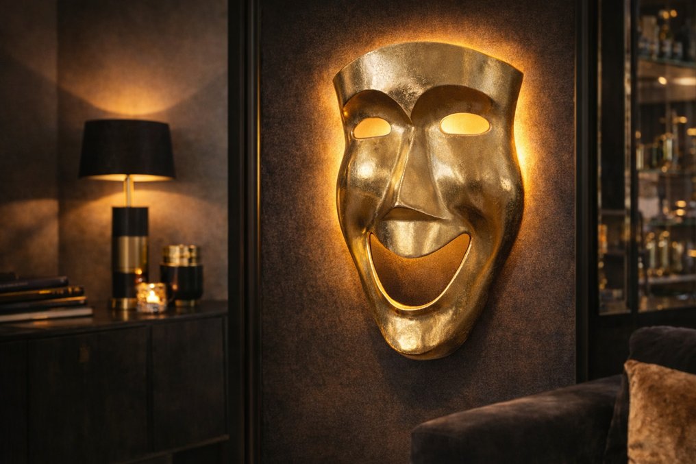 Väggdekoration - XL Abstrakt Mask #1.0