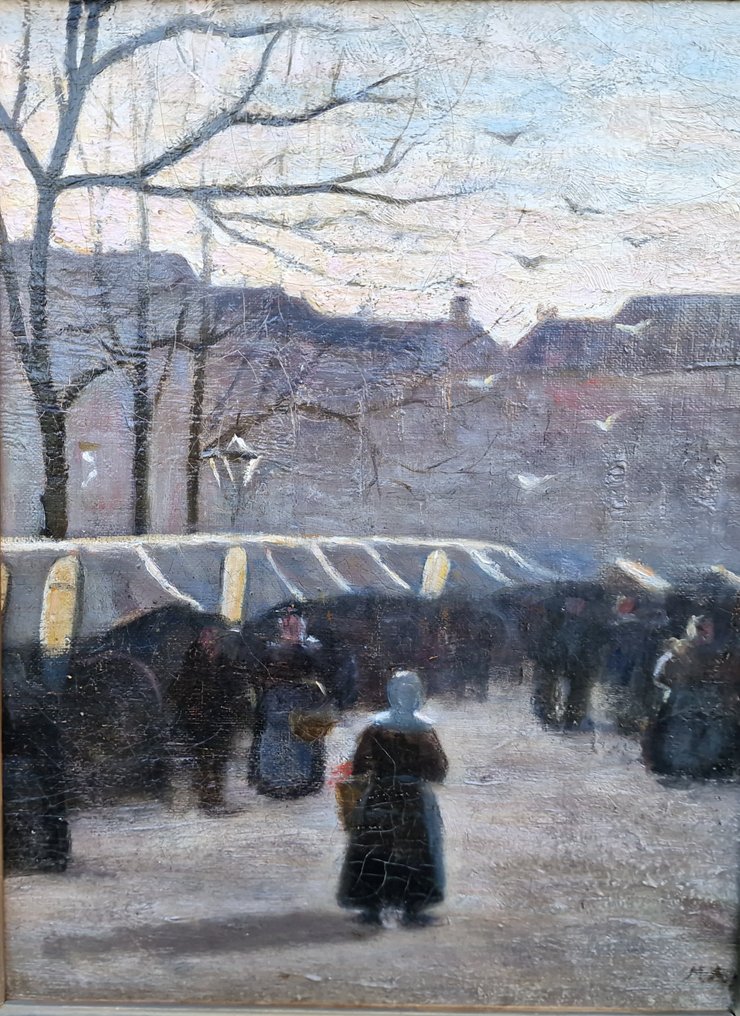 Matthijs Maris (1839-1917) - Marktgezicht #1.0