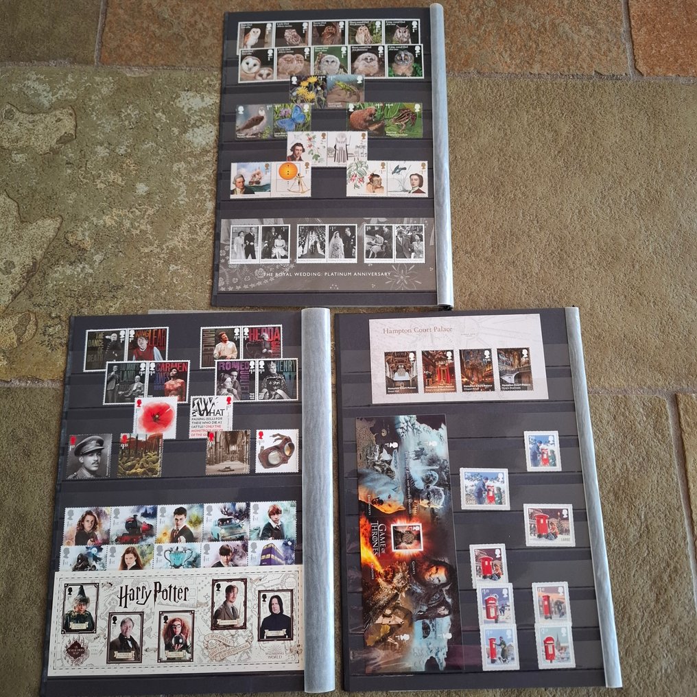 Storbritannien 2018 - UK Collection/yearset MNH-stämplar, Face value 210,00 Pund. #1.0