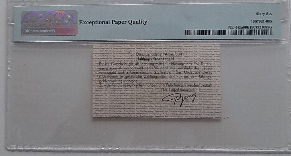 Netherlands. - Amersfoort - POW 1 Gulden 1944 - PL1200.3.a1 #3.2